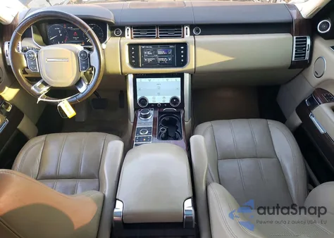 2016 Land Rover Range Rover Hse z USA, uszkodzony, nr VIN SALGS2PFXGA292672